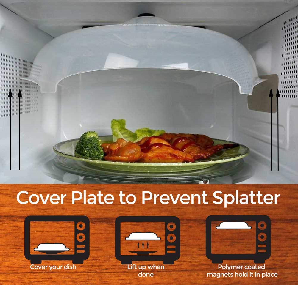  HOVER COVER Magnetic Microwave Cover for Food