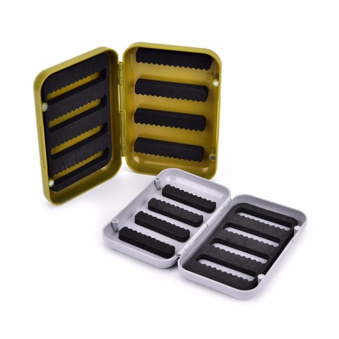 Portabale Fly Fishing Lure Spinner Spoon Bait Foam Box Trout Flies Fishook Fish Hook Hard EVA Storage Case Container Bag ► Photo 1/6