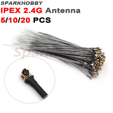 SPARKHOBBY 5/10/20 PCS IPEX Port IPEX1 2.4G 15cm 145mm Receiver Antenna Connector Cooltech R7008HV Corona R6FA RC Models Drone ► Photo 1/6