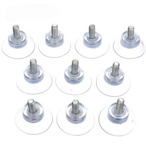 10pcs M6 M8 screw furniture leveling feet Floor Protector Rubber Strong Suction Cup Hook for Glass Table Tops support Hardware ► Photo 1/6
