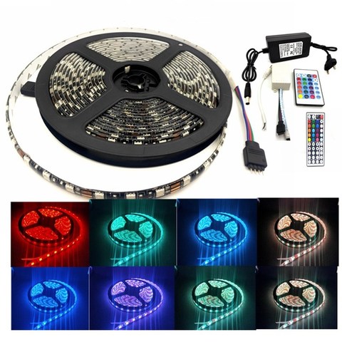 IP30 IP65 Waterproof LED Strip 2835 5050 DC12V High Quality Underwater & Outdoor Safety RGB LED Strip Light 300LEDs 60LEDs/M ► Photo 1/6