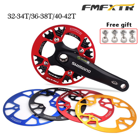 Mountain Bike Chainring Guard 104BCD MTB Bicycle Chainwheel Protector Cover Aluminum Alloy Crankset Guards  Cycling Accessories ► Photo 1/6