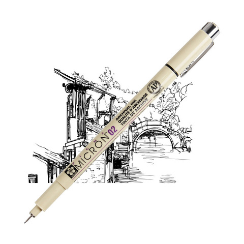 Sakura Professional Pigma Art Marker Pen For Drawing Sketch Liner Black color Ink Brush XSDK Stationery Animation Art A6922 ► Photo 1/6