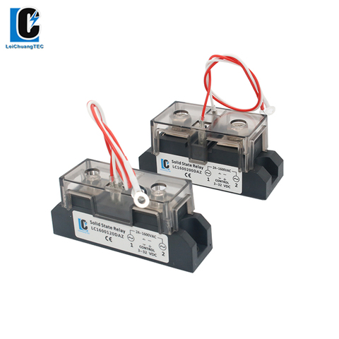 Industrial SSR 60A 80A 100A 120A 150A 200A 250A 300A 350A 400A DC to AC High Power SSR Heavy duty Solid State Relay ► Photo 1/6