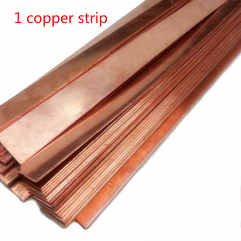 1pcs 99% high purity copper bar metal plate pure copper bar 1.5x10x250mm ► Photo 1/5