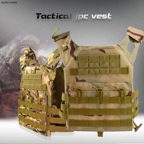 Plate Carrier Army Vest Tactical Equipment for JPC Wargame Military Vest armor Vest Hunting Vest Black Paintball CS Protective ► Photo 1/6