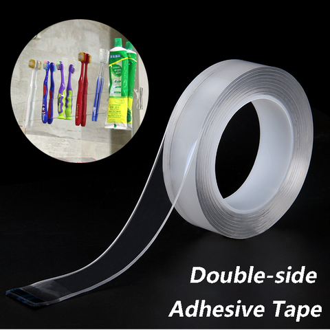 Double Sided Tape Washable Reuse Nano Magic Tape Transparent No Trace Waterproof Adhesive Tape Nano Tape Clear 1m 3m 5m Price History Review Aliexpress Seller Sundry House Store Alitools Io