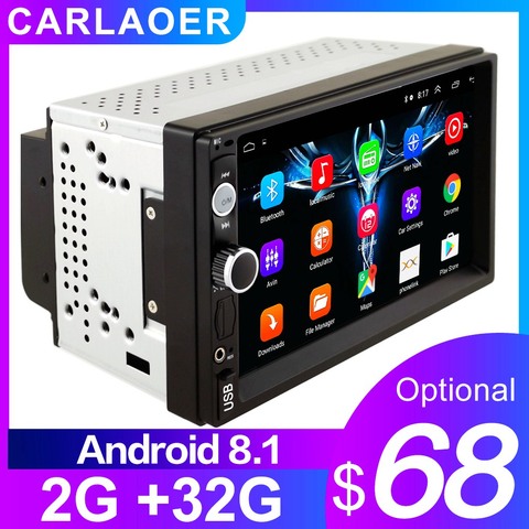 2G RAM 2 din Car Radio 2Din Android Autoradio Multimedia Player for Nissan Hyundai Kia toyata Ford Suzuki Mitsubishi 1G 16G 32GB ► Photo 1/6