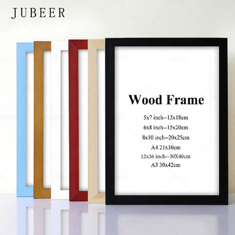 A4 A3 Photo Frame Black White Color Picture Frames for Wall Picture Frames Wall Photo Frame  8x10 Frame Wood Picture Frame ► Photo 1/5