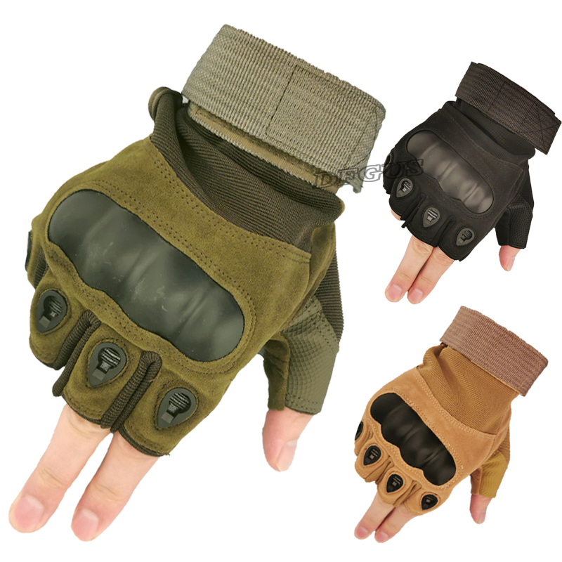 Army Military Combat Hunting Shooting Tactical Hard Knuckle Full Finger Gloves