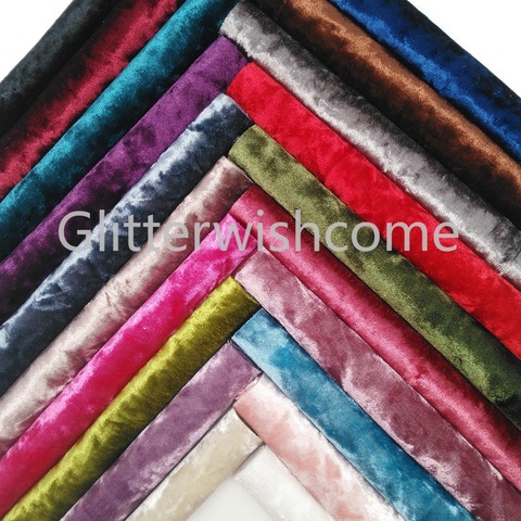 Glitterwishcome 21X29CM A4 Size Vinyl For Bows Velvet Fabric Sheets for Bows, GM708B ► Photo 1/6
