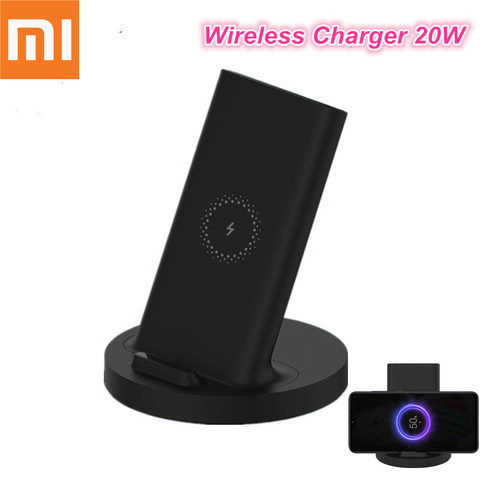 Original Xiaomi Mijia Wireless Charger Stand 20W Stand For Mi 9 MIX 2S/3/S10 Fast Charging Charge Dock Station Phone Charger ► Photo 1/6