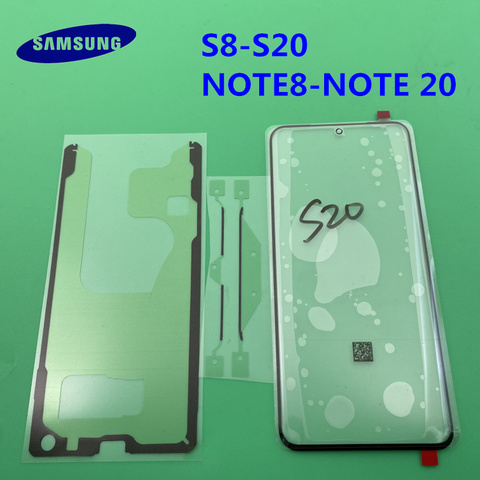 Replacement External Glass Samsung Galaxy S8 S9 S10 S20 NOTE 20 Ultra PLUS LCD Display Touch Screen Front Glass External Lens ► Photo 1/4