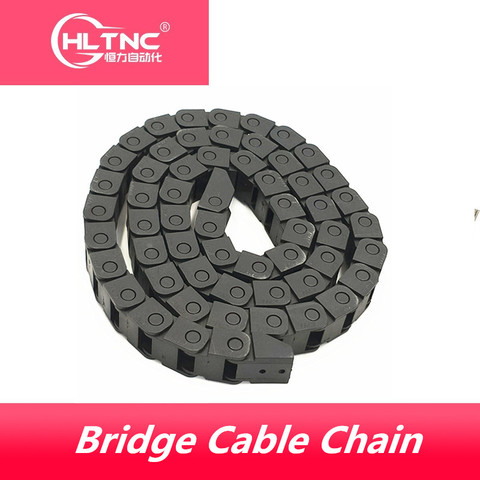 Bridge Cable Chain 15*10 15 20 30 40mm Wire Transmission Carrier Plastic Drag Towline For 3D Printer CNC Engraving Machine ► Photo 1/3