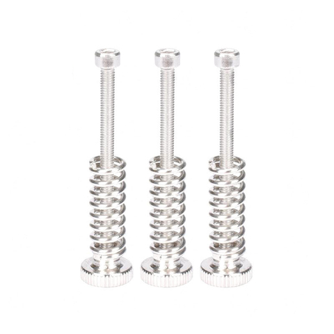 5pcs/lot 3D printer Leveling components M3 screw Leveling spring Leveling knob suite for 3D printer Heating Bed parts ► Photo 1/4