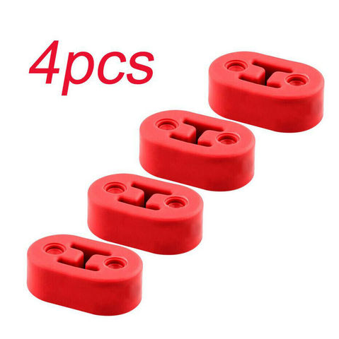 4pcs 2-Holes Rubber Exhaust Muffler Tail Pipe Mount Bracket Hangers Insulator Universal for Car Auto ► Photo 1/6