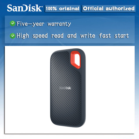 SanDisk Portable External SSD 1TB 500GB 550M External Hard Drive SSD USB 3.1 HD SSD Hard Drive 250GB Solid State Disk for Laptop ► Photo 1/6