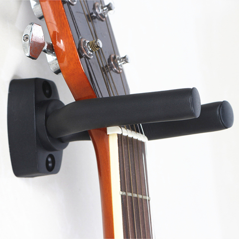 1 Piece Guitar Bass Mandolin Banjo Ukulele Stand Wall Mount Hanger Holder Guitar Hanger Electric Guitar Neck Holder Accessories ► Photo 1/6