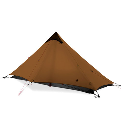 3F UL GEAR LanShan 1 Outdoor Ultralight Camping Tent 1 Person 3 Season Professional 15D Silnylon LanShan1 Rodless Tent ► Photo 1/6