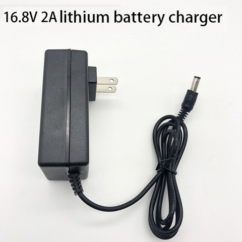 DC 21V/1A 8.4V/2A 16.8V/2A Lithium battery charger DC5.5mm*2.1mm 1m Charging adapter Overload protection ► Photo 1/6
