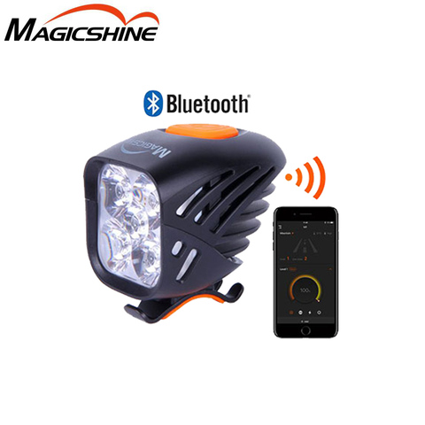 Magicshine MJ906B Bluetooth bicycle light 5* XM-L2 LEDs max 3200LM bicycle flashlight Micro-USB Charging with battery Cells ► Photo 1/3