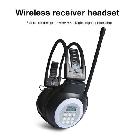 HRD-308S Portable Foldable Digital Wireless Headphone 50-108MHz FM Radio Stereo Headset ► Photo 1/5