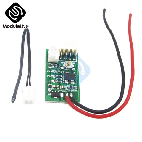 DC 12V PWM 4 Wire Line Fan Temperature Digital Control Controller Speed Regulation for PC Fan Alarm Module Board ► Photo 1/6