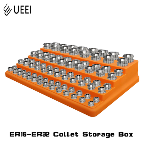 ER collet storage box 88 holes ER16 ER20 ER25 ER32 hard plastic ER collet collation frame CNC machining center ► Photo 1/6
