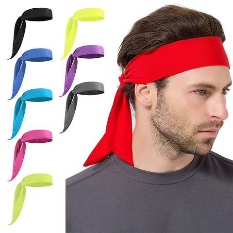 Sports Antiperspirant Headscarf Outdoor Unisex Sports Headband Tennis Jogging Fitness Pirate Headband 9 Colors to Choose 7 ► Photo 1/6