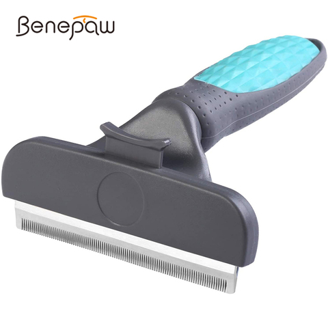 Benepaw Professional Self Cleaning Dog Comb Comfortable Handle Long Short Hair Pet Brush Grooming Effective Deshedding Tool ► Photo 1/6