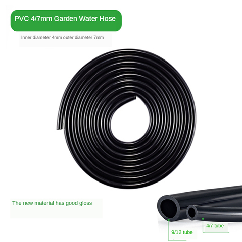 10/20/25/40 Meter 4/7mm Garden Water Hose with Quick Connector Micro Drip Misting Irrigation Tubing Pipe PVC Hose 1/4'' New Hose ► Photo 1/6