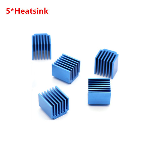 5pcs/lot Step Stick heatsink Reprap stepper cooler heat sink Aluminum alloy radiator heat exchanger for pololu stepper driver ► Photo 1/4