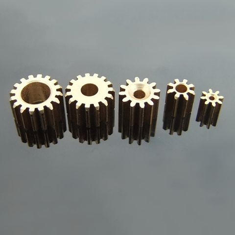 Multi-spec copper gears Metal gears with multiple teeth number Main shaft gears Copper gears Motor motor gears ► Photo 1/6