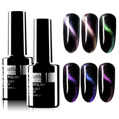 Beautilux 4D Chameleon Cat Eye Gel Nail Polish Nails Art Design Magnetic Cats Eye Gels Varnish Semi Permanent Nail Lacquer 10ml ► Photo 1/6