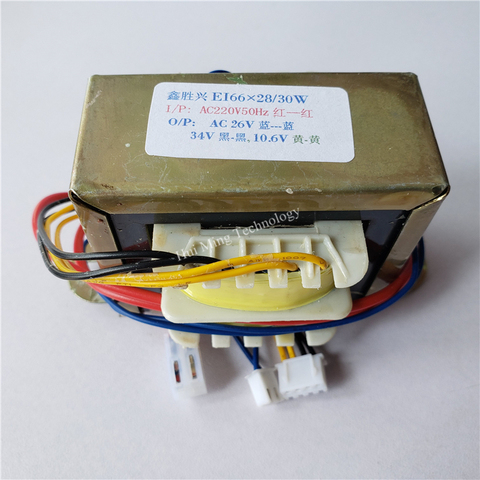 26V 34V 10.6V Transformer 220V 30VA EI66*28 Hot air gun desoldering Welding station 852D+ transformer Terminal ► Photo 1/4