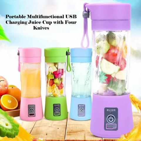 USB Rechargeable Portable Easy Blender Mini Juicer Multi-Function USB  Charging Juice Cup Fruit Electric Juice Mixing Cup