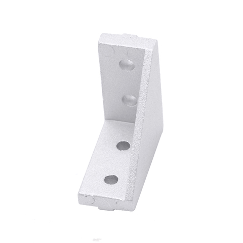 5pcs/lot 2040 Corner Fitting Angle Aluminum 20 x 40 L Connector Bracket Fastener Match Use 2040 Industrial Aluminum Profile ► Photo 1/6