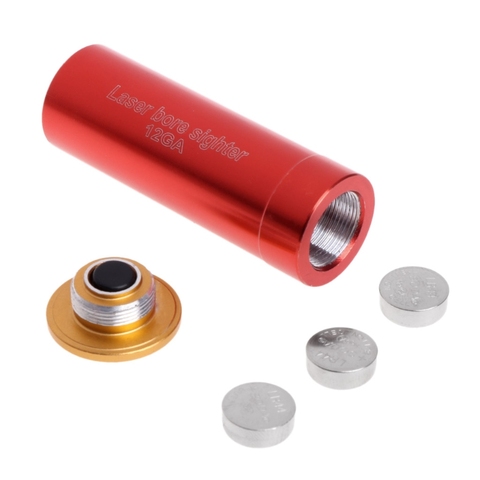 New Red Laser Bore Sight 12 Gauge Barrel Cartridge Boresighter For 12GA Shotguns Measurement Instruments ► Photo 1/6