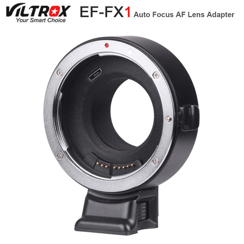 VILTROX EF-FX1 Auto Focus AF Lens Adapter Converter for Canon EF EF-S Lens to Fujifilm X-Mount Mirrorless Cameras ► Photo 1/6