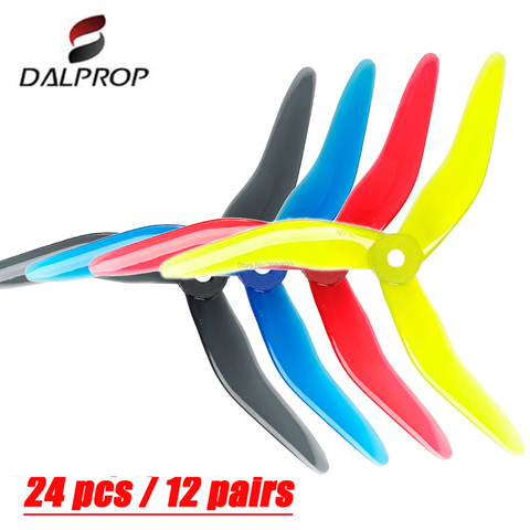 24 pcs /12 Pair DALPROP Nepal N1 5143 3 Blade FPV Propeller CW CCW POPO Freestyle for RC Drone FPV Racing 51433 ► Photo 1/6