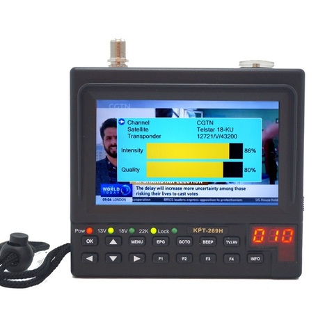 KPT-269H DVB-S2 SatelliteFinder Full HD Digital Satellite TV Receiver Finder Meter MPEG-4  HD DVB-S Satellite Finder ► Photo 1/6