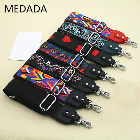 MEDADA  Women's Nylon Cross Body Messenger  Belt For Bag Accessories Bag Strap Handbag Belt Wide Shoulder Bag MD59 ► Photo 1/6
