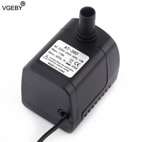 15W Water Pump Submersible Pump For Aquarium Fountain Pond Pump Fish Tank Garden Pond Pumps Fountains Mini Pomp ► Photo 1/6