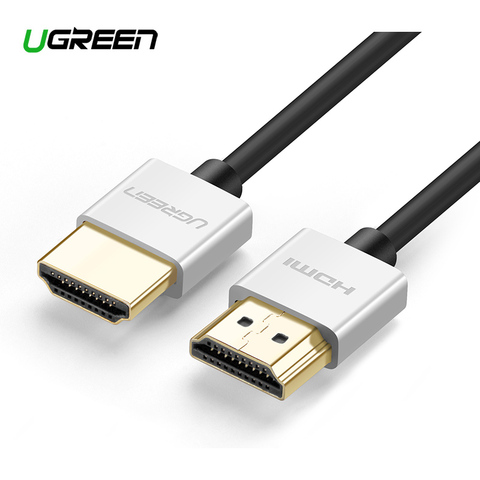 Ugreen 4K HDMI Cable Slim HDMI to HDMI 2.0 Cable for PS4 Apple TV Splitter  Switch Box 60Hz Audio Video Cabo Cord Cable HDMI 2.0 - Price history &  Review