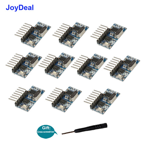 433 Mhz Superheterodyne RF Receiver 1527 Learning Code Decoder Switch Module 4CH Output For Arduino Uno Wireless Module Diy Kit ► Photo 1/6