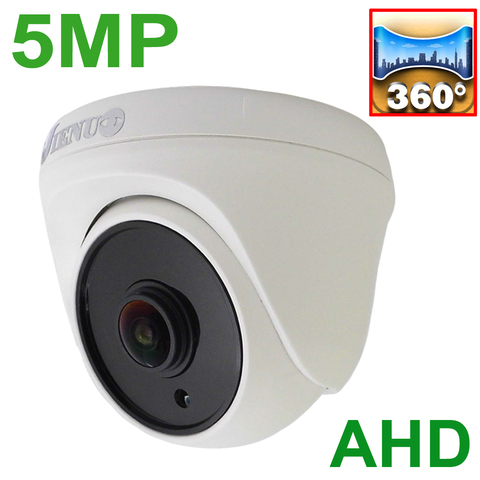 Panoramic AHD Camera 1.7mm Security Surveillance HD Indoor 720P 1080P 4MP 5MP Analog Infrared Night Vision CCTV HD Dome Home Cam ► Photo 1/6