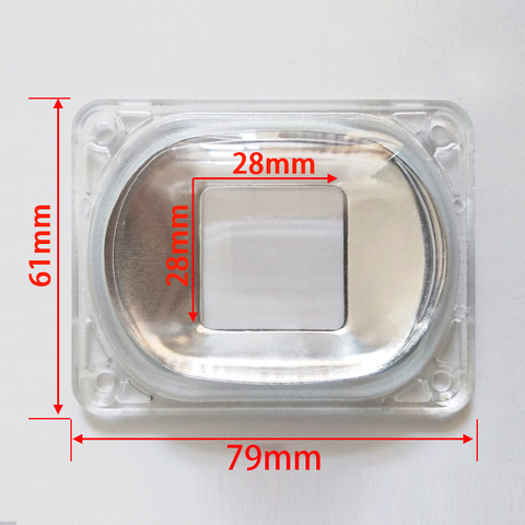 lens reflector silicone ring for 20w/30w/50w LED COB AC220V 110V LED floodlight Lamp DIY ► Photo 1/2