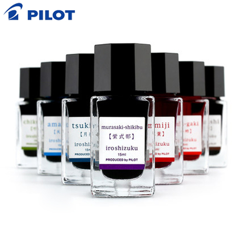 Pilot color ink in Japan is suitable for natural gradient of pen 15ml non-carbon black ink INK-15 ► Photo 1/6