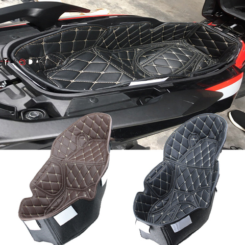 KODASKIN Leather Motorcycle Seat Bucket Pad Storage Box Rear Trunk Cargo Liner Protector  Accessories for adv150 ADV 150 ► Photo 1/6