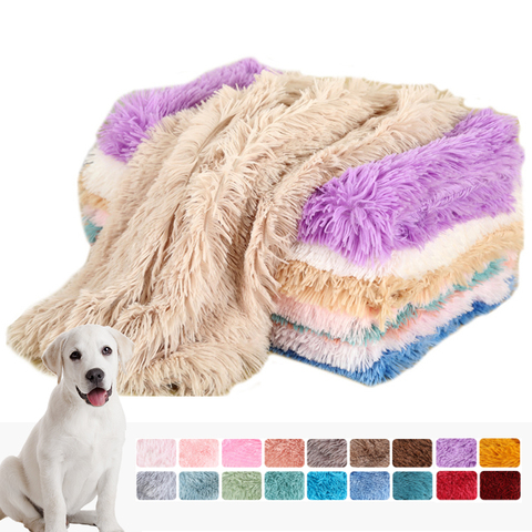 Fluffy Plush Dog Blanket Pet Sleeping Mat Cushion Mattress Extra Soft Warm Pet Throw Blankets for Small Medium Large Dogs & Cats ► Photo 1/6